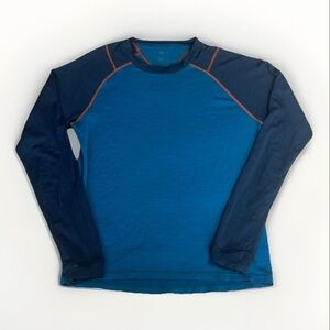 MEC 100% Merino Wool Long Sleeve Base Layer Warm Comfortable sz est L